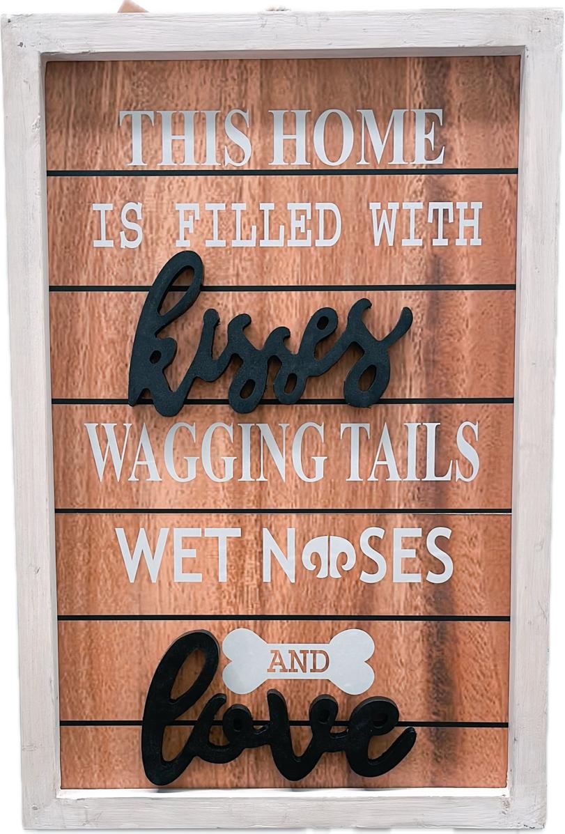 Dog Wooden Wall Sign
