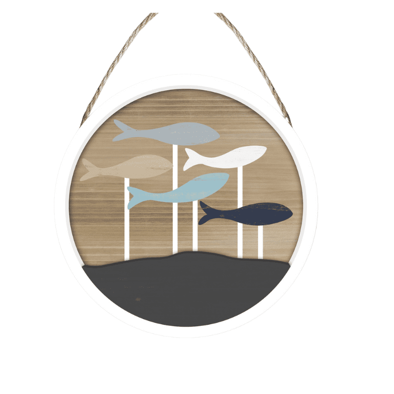 Wooden Fish Wall Art