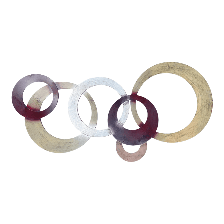 Modern Metal Ring Wall Art