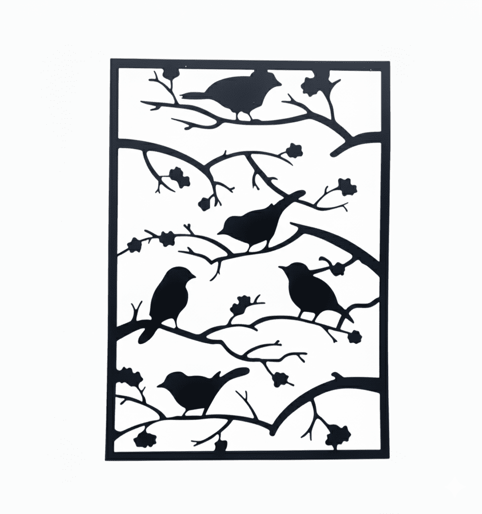 metal bird wall art