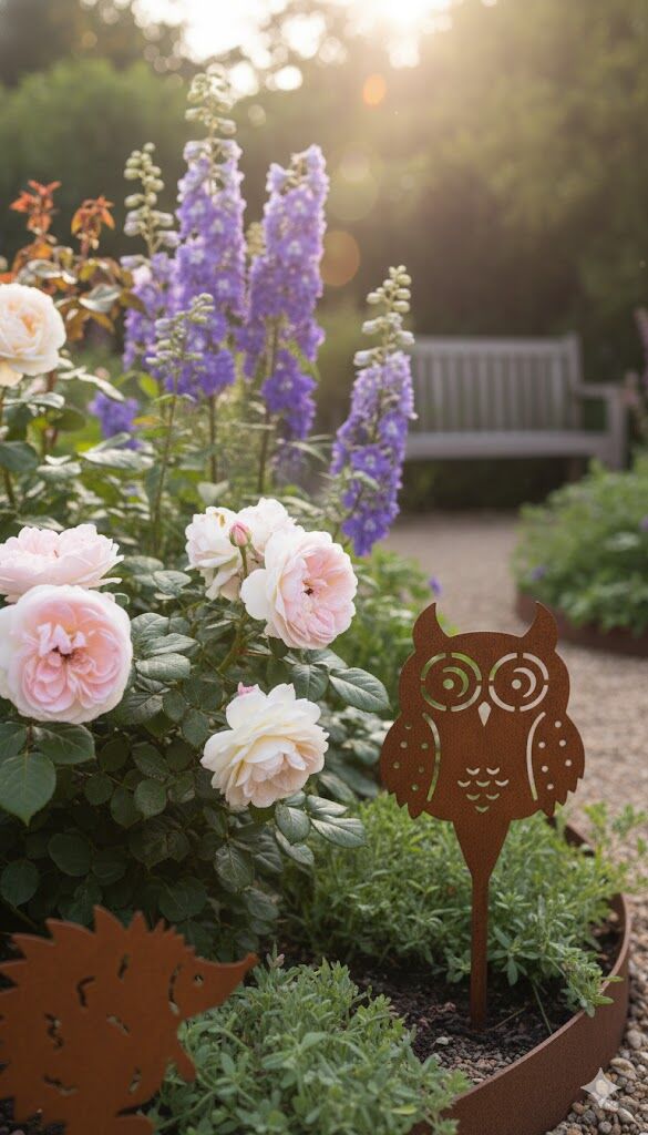 Rustic Metal Garden Stakes - Image 4