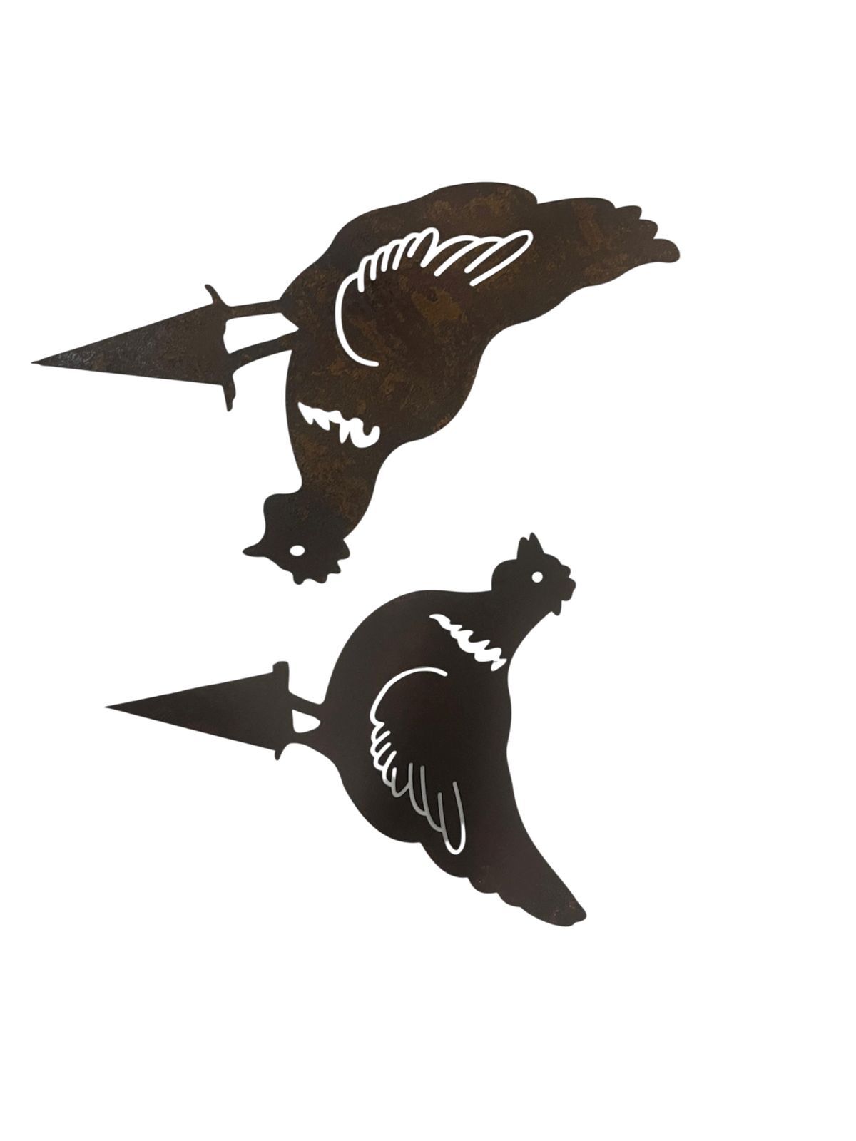 Rooster Metal Garden Stake set/2 - Image 2