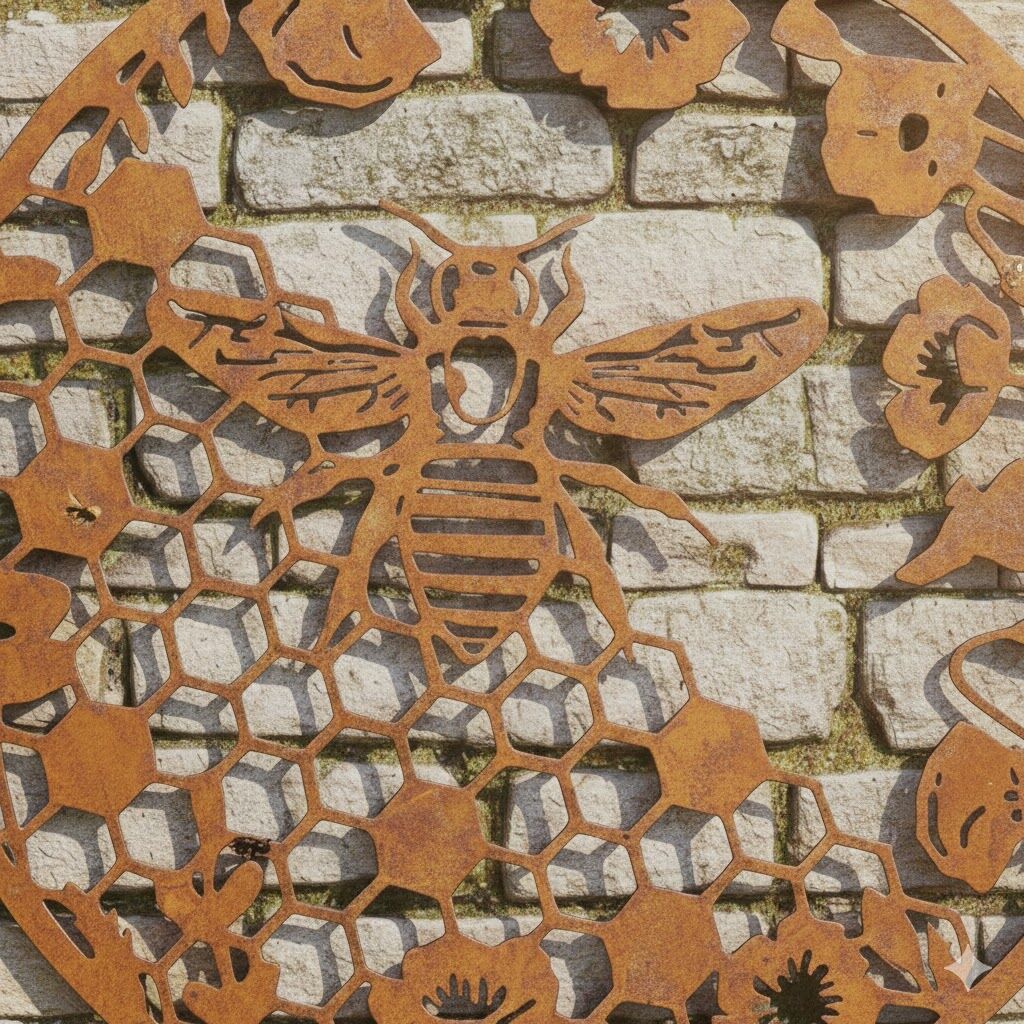 Honeycomb Metal Wall Art - wholesale home decor