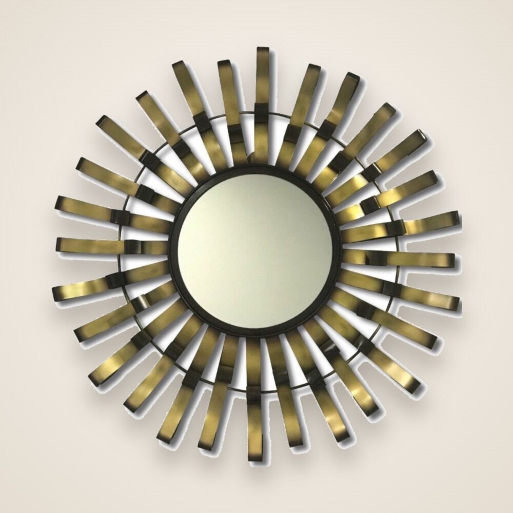 Sun Look Round Wall Mirror wholesale – Vidh Imports